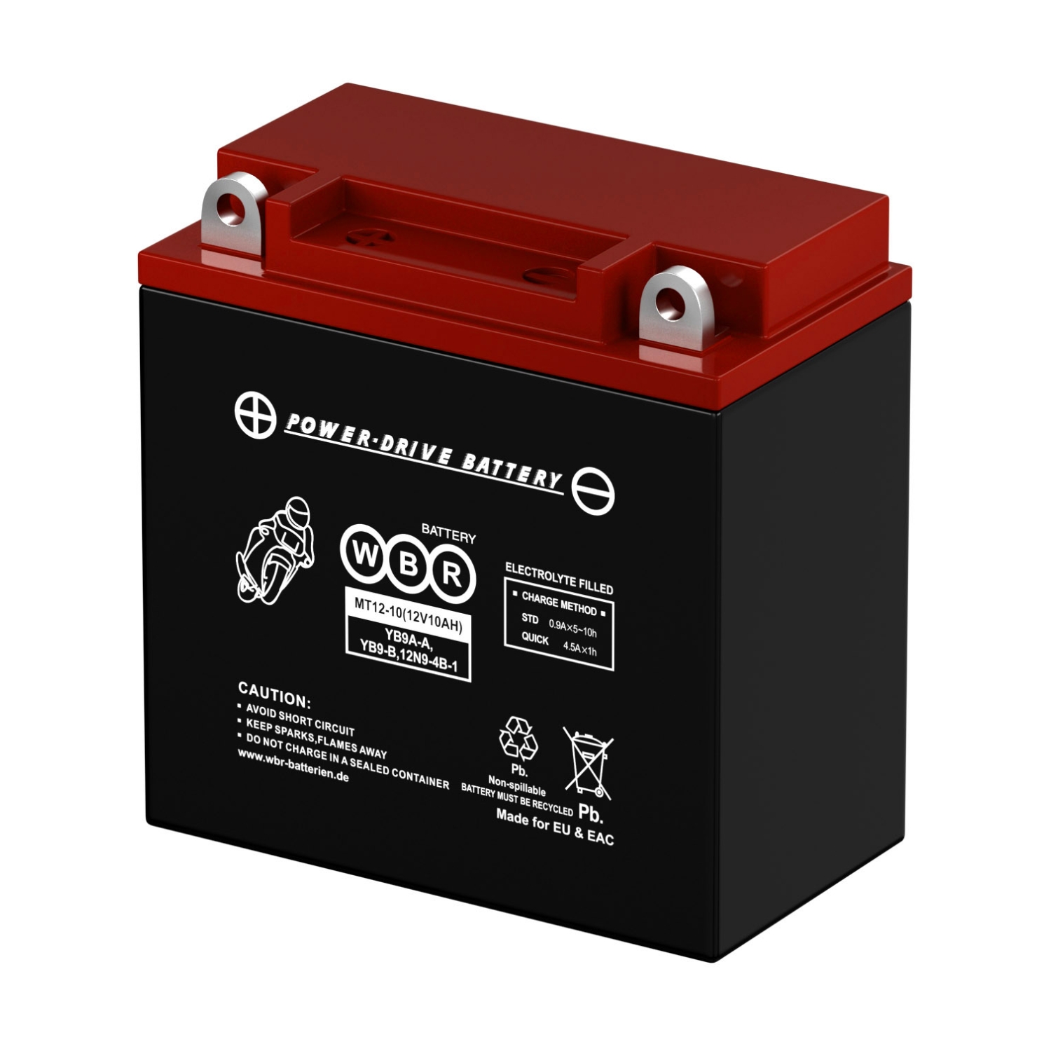 Аккумулятор WBR MT 12-10 YB9A-A