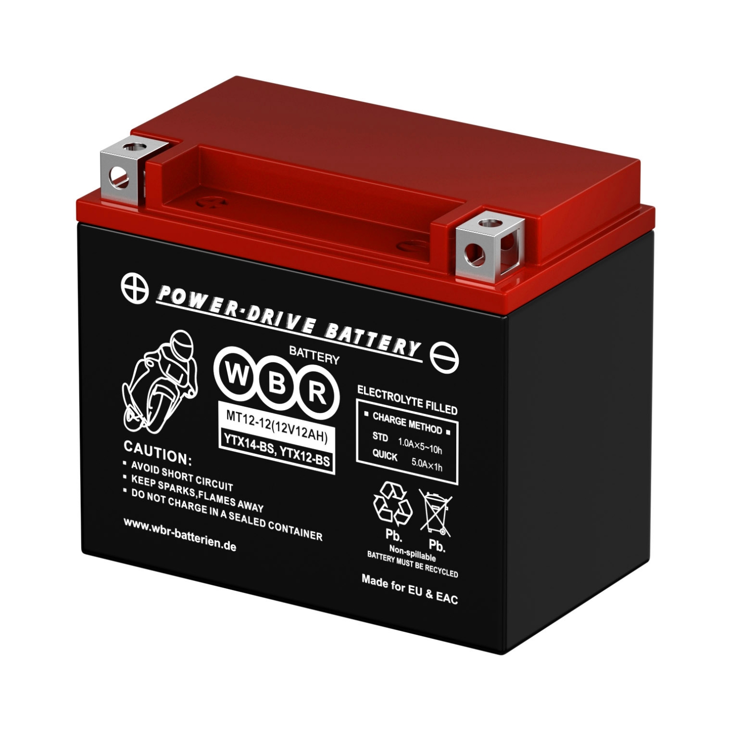 Аккумулятор WBR MT 12-12 YTX14-B
