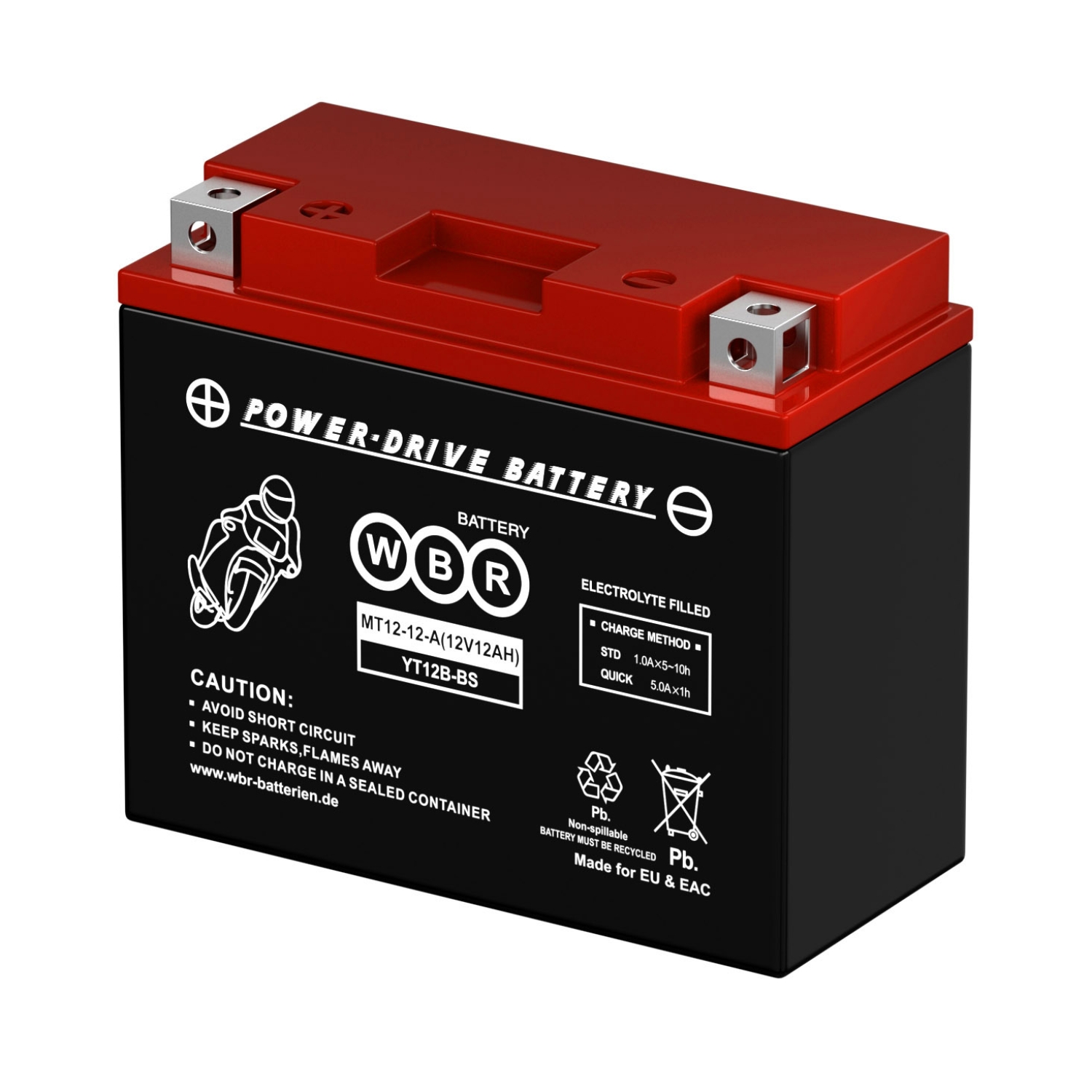 Аккумулятор WBR MT 12-12-A YT12B-BS