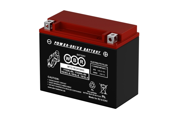 Аккумулятор WBR MT 12-18 YTX20HL-BS