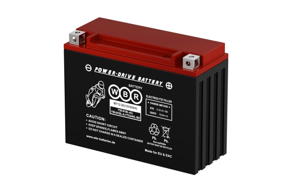 Аккумулятор WBR MT 12-20 YTX24HL-BS