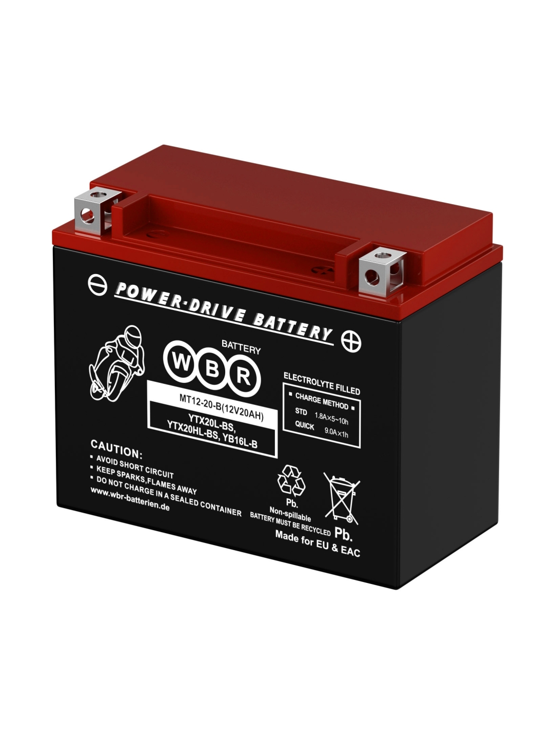 WBR MT 12-20-B YTX20HL-BS