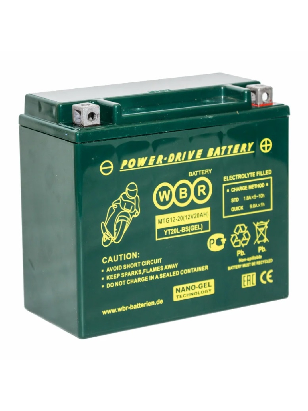 WBR MTG 12-20 YT20L-BS(GEL)