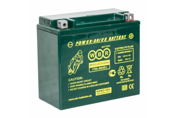 Аккумулятор WBR MTG 12-20 YT20L-BS(GEL)