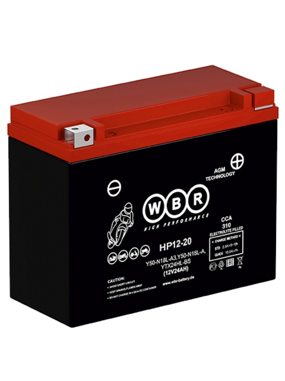 WBR HP 12-20 YTX20L-BS