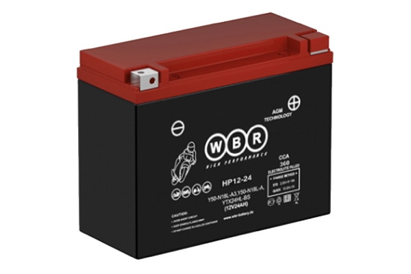 Аккумулятор WBR HP 12-24 YTX24HL-BS
