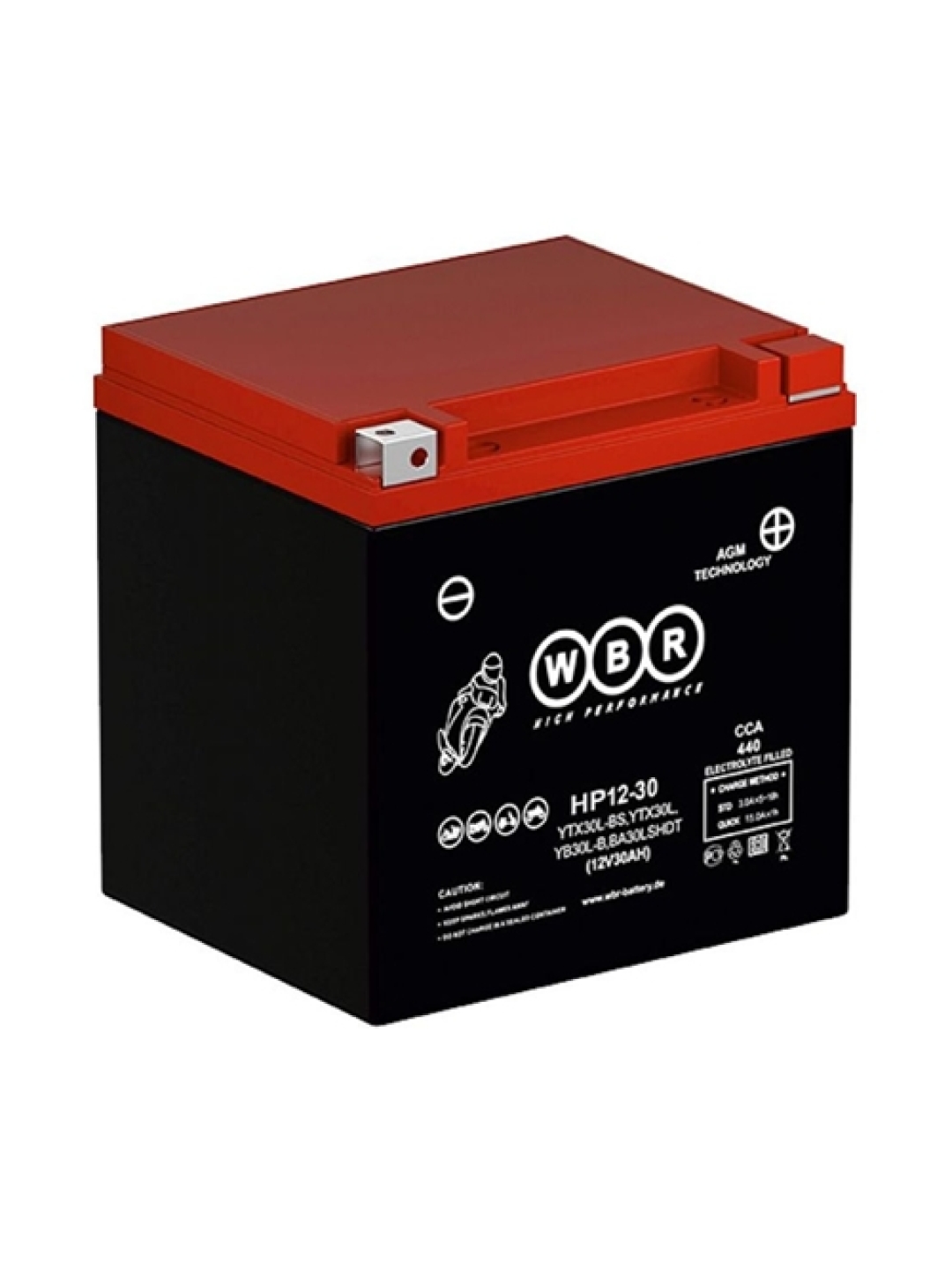 WBR HP 12-30 YTX30L-BS