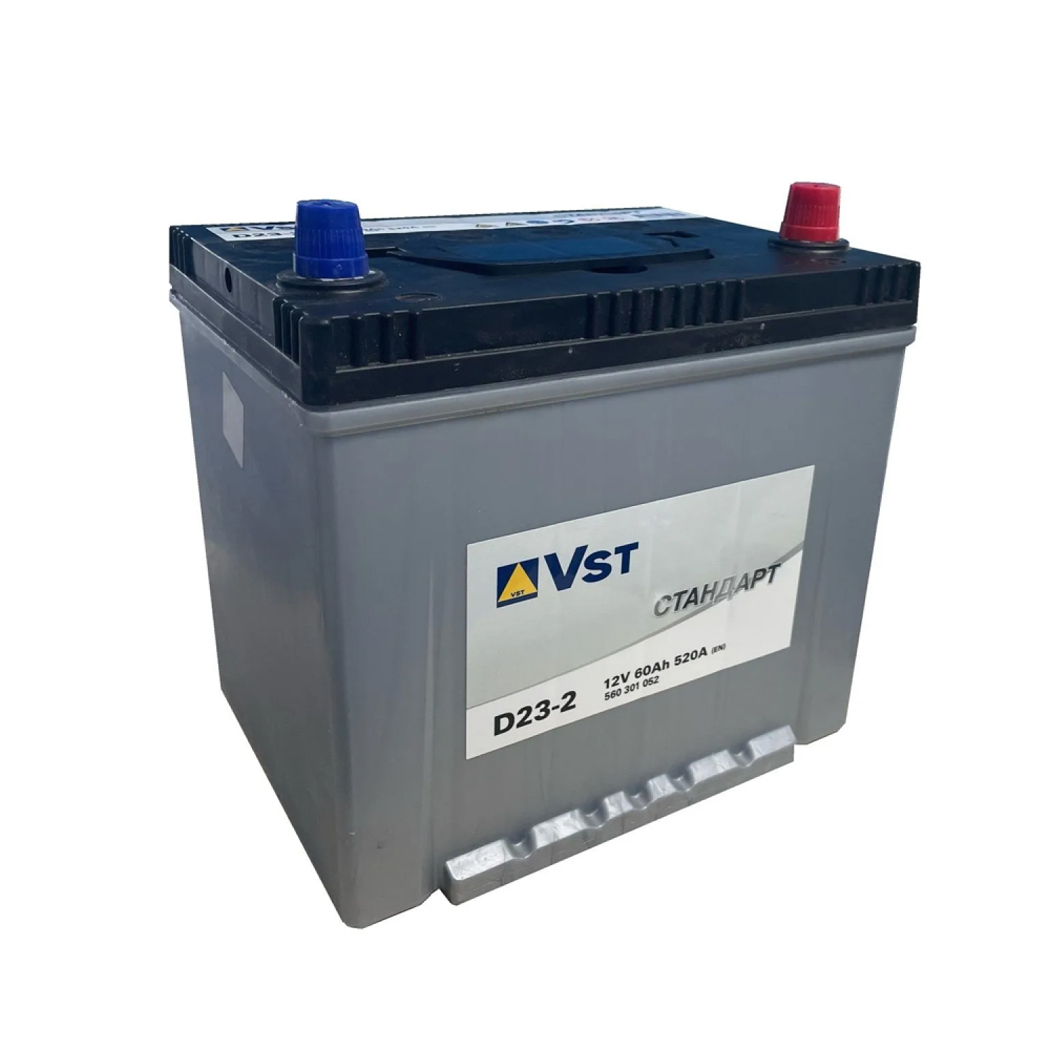 Vst Стандарт 60.0 (560 301 052) яп.ст/бортик, 60 Ач, обратная полярность, 230x173x220 мм, 520 Ампер — купить в Санкт-Петербурге