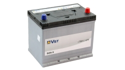 Vst Стандарт 75.0 (575 301 068) яп.ст/бортик, 75 Ач, обратная полярность, 260x173x220 мм, 680 Ампер — купить в Санкт-Петербурге