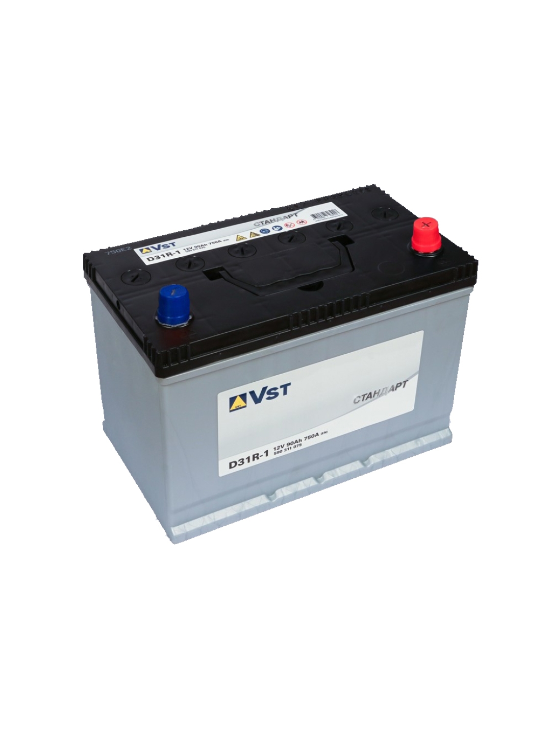 Аккумулятор Vst Стандарт 90 Ач 590 301 075 яп.ст/бортик