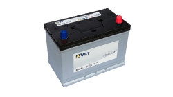 Vst Стандарт 90.0 (590 301 075) яп.ст/бортик, 90 Ач, обратная полярность, 303x173x220 мм, 750 Ампер — купить в Санкт-Петербурге