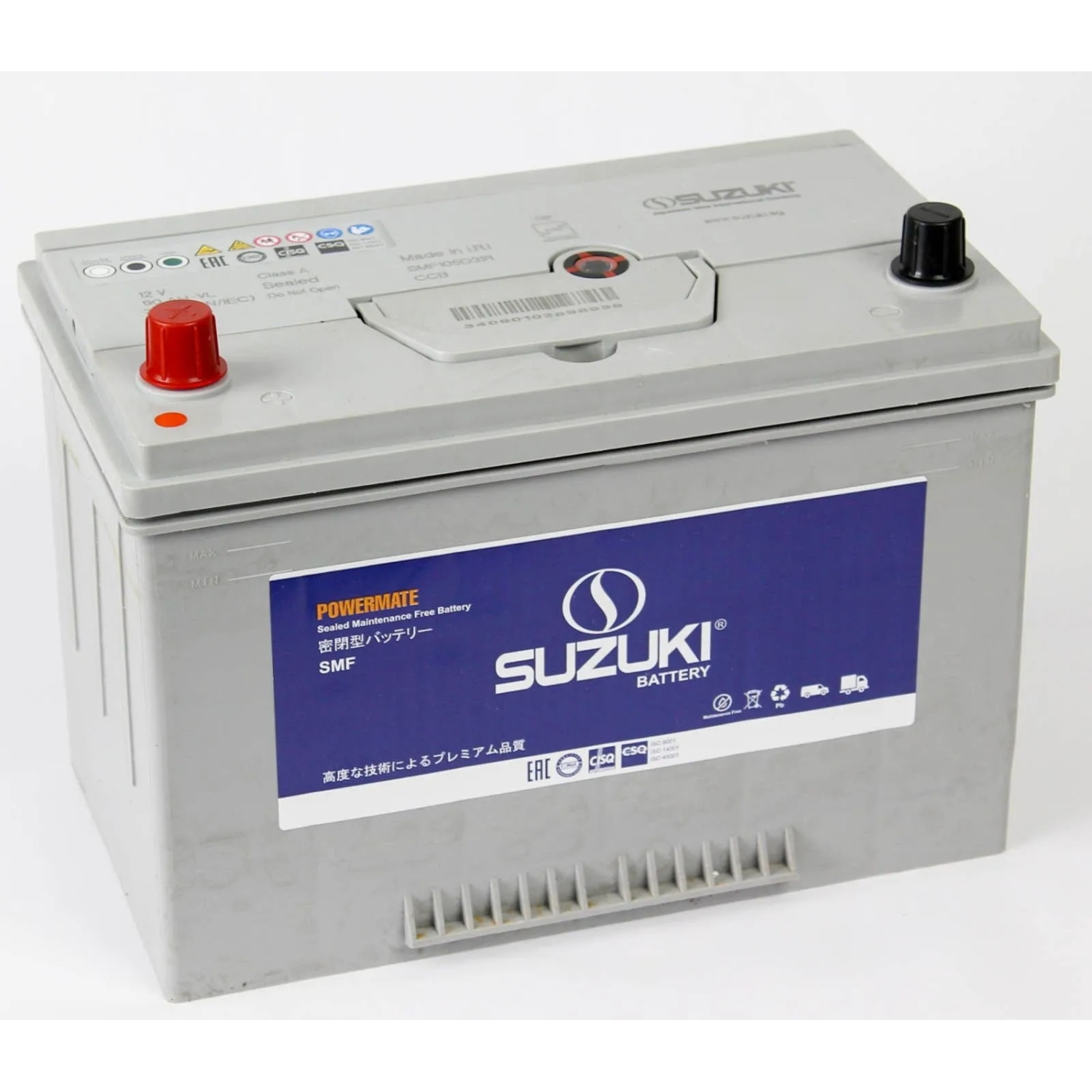 SUZUKI 90.1 (105D31R) бортик, 90 Ач, прямая полярность, 306x175x225 мм, 760 Ампер — купить в Санкт-Петербурге