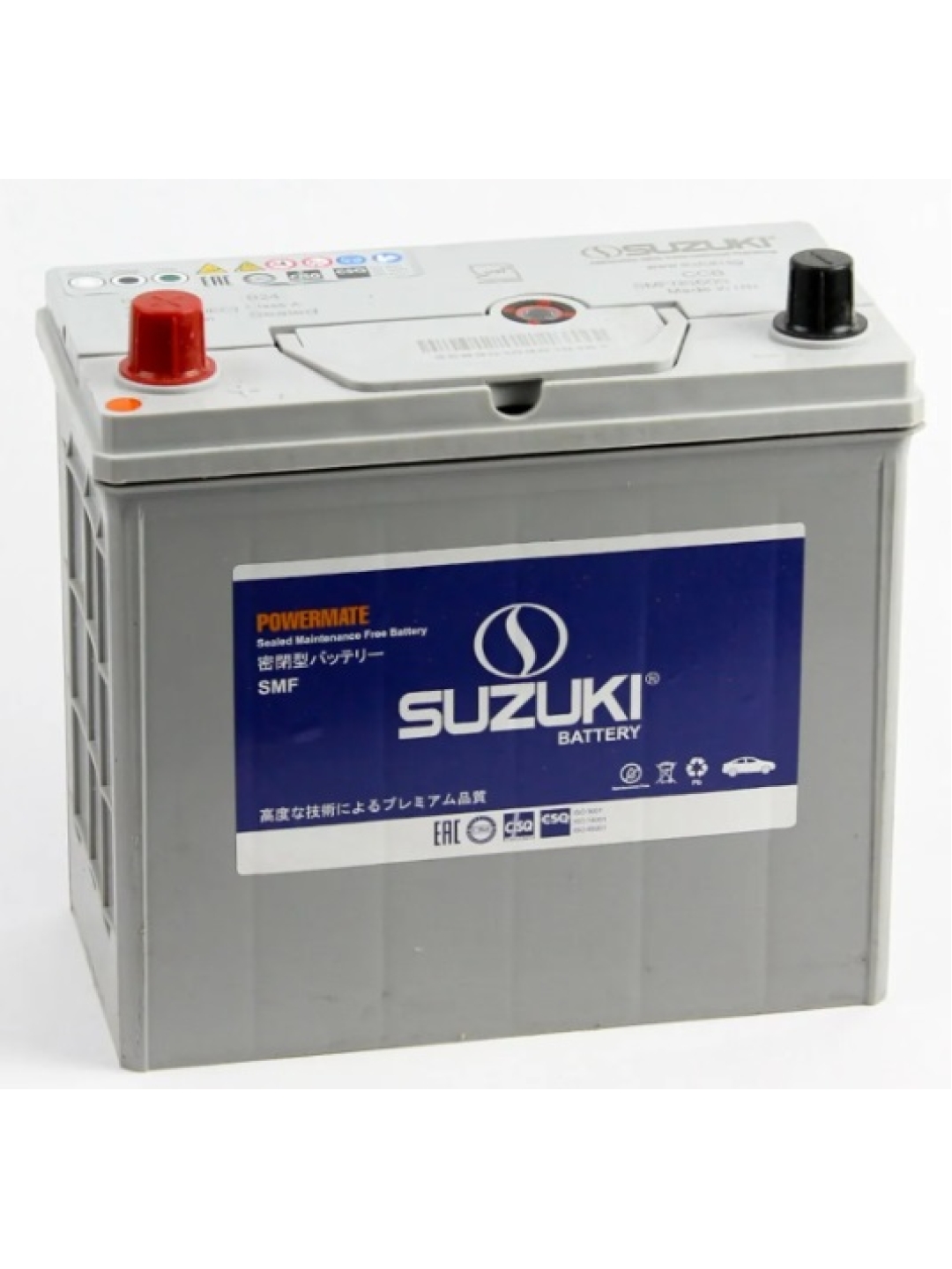 Аккумулятор SUZUKI 45 прям пол 50B24R тонк.кл.
