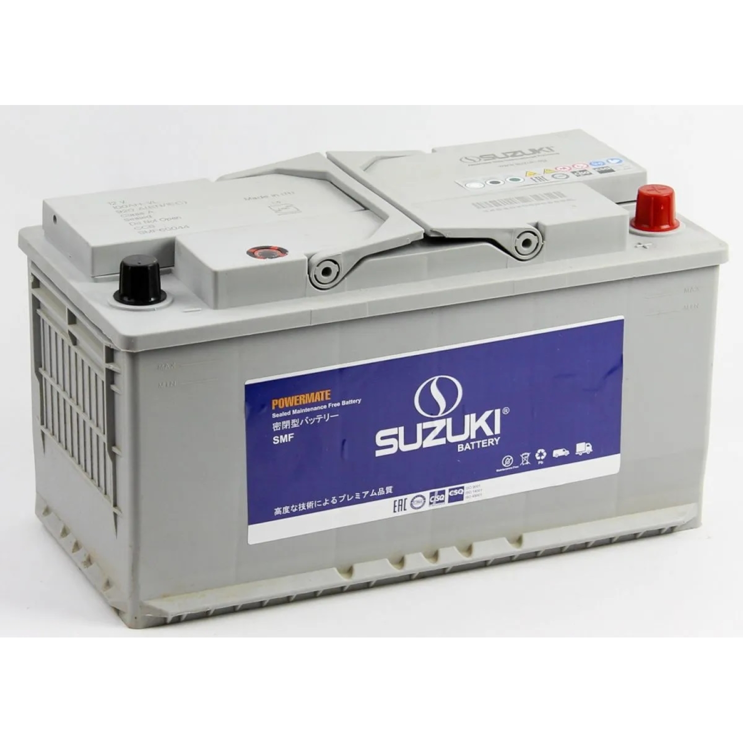 SUZUKI 100.0 (60044), 100 Ач, обратная полярность, 353x175x190 мм, 920 Ампер — купить в Санкт-Петербурге