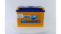 Аком 75 обр. пол., 75 Ач, обратная полярность, 275x175x190 мм, 700 Ампер — купить в Санкт-Петербурге