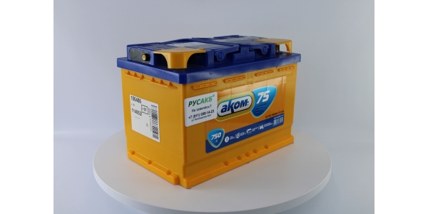 Аккумулятор Аком 75 обр. пол.