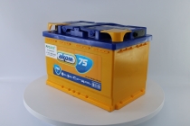 Аккумулятор Аком 75 прям. пол.