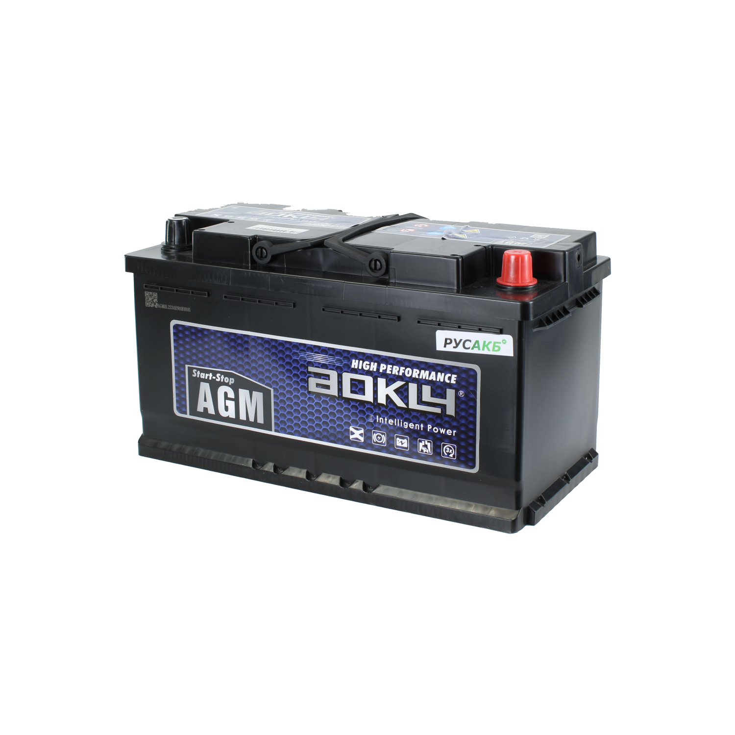 Aokly AGM 105, 105 Ач, обратная полярность, 393x175x190 мм, 1050 Ампер — купить в Санкт-Петербурге