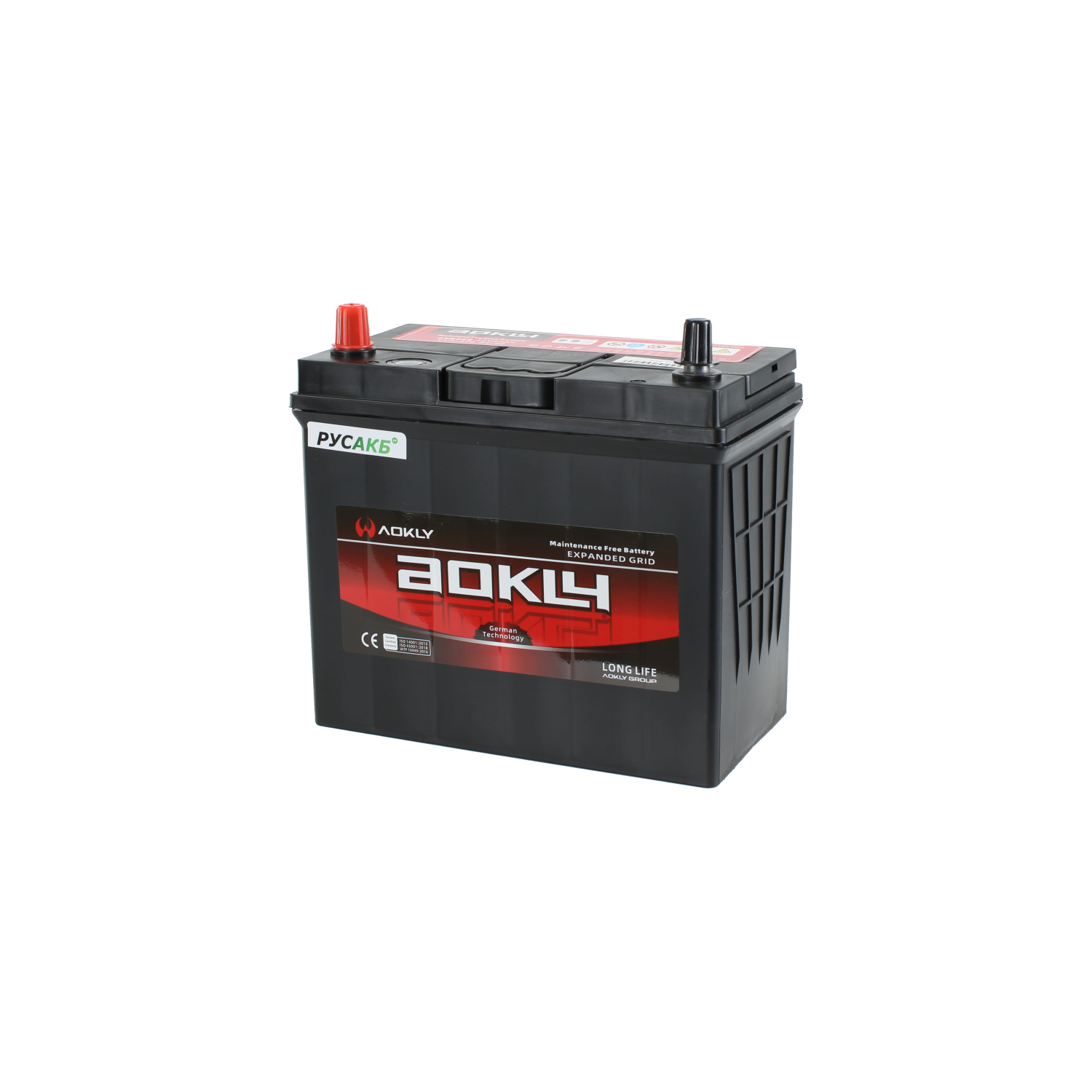Aokly 65B24R, 50 Ач, прямая полярность, 238x129x227 мм, 470 Ампер — купить в Санкт-Петербурге