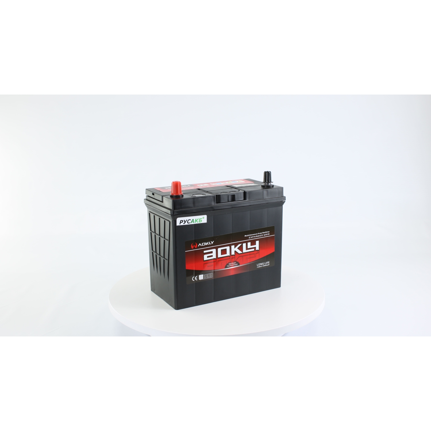 Aokly 65B24R, 50 Ач, прямая полярность, 238x129x227 мм, 470 Ампер — купить в Санкт-Петербурге