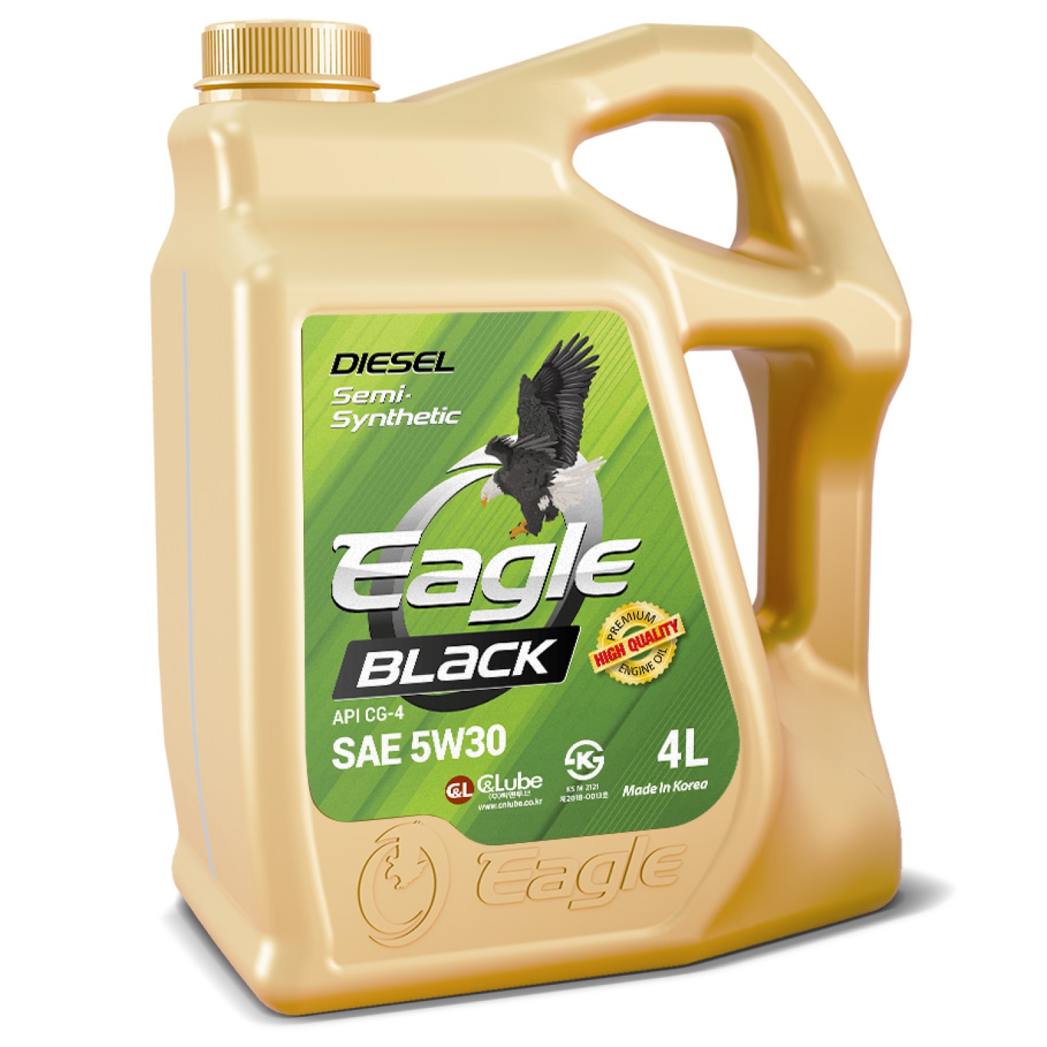 Аккумулятор BLACK EAGLE Diesel Semi-Synthetic 5W30 API CG-4 4L