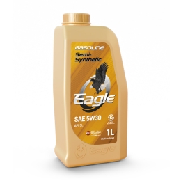 Масло EAGLE Gasoline Semi-syn. 5W30 API SL 1L