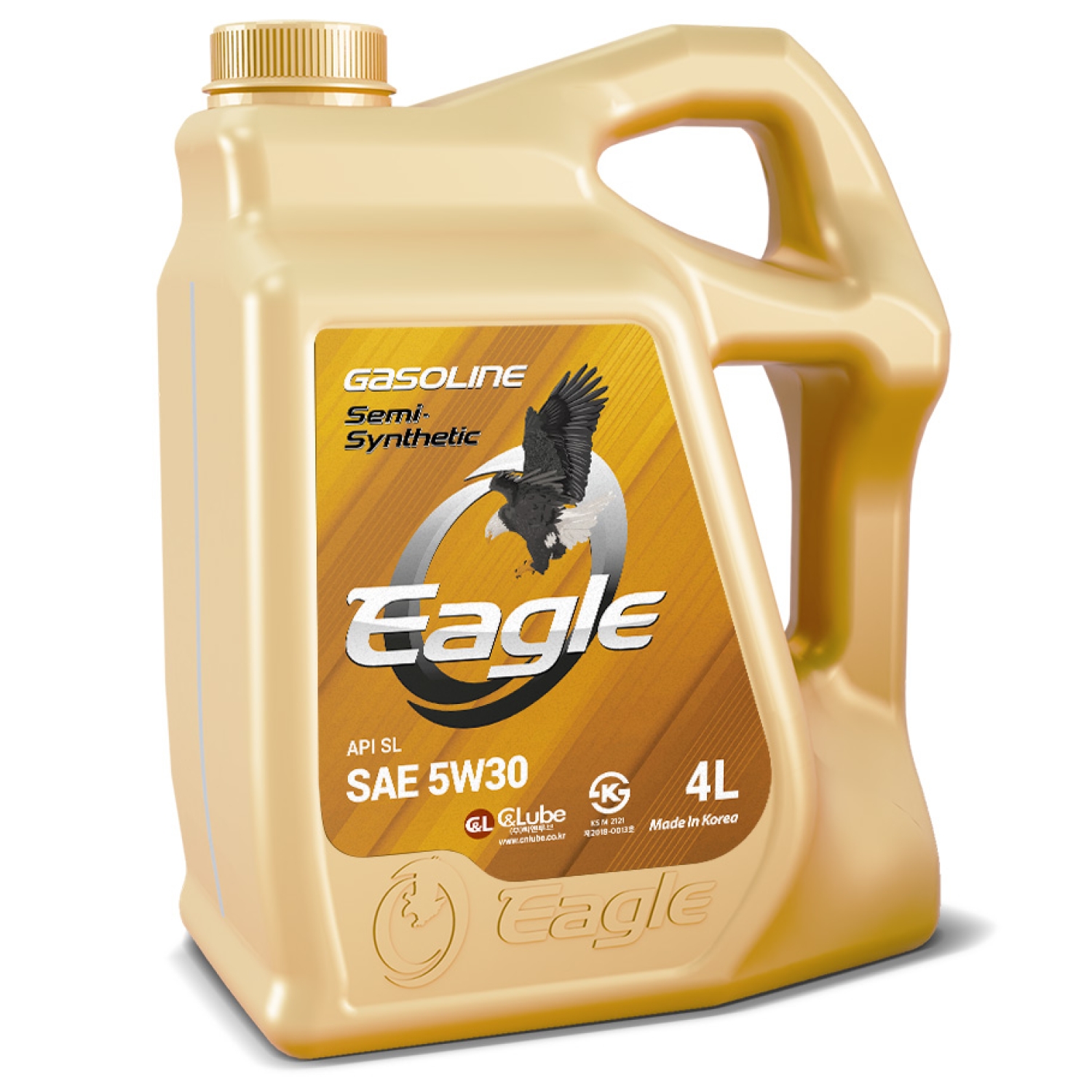 Масло EAGLE Gasoline Semi-syn. 5W30 API SL 4L
