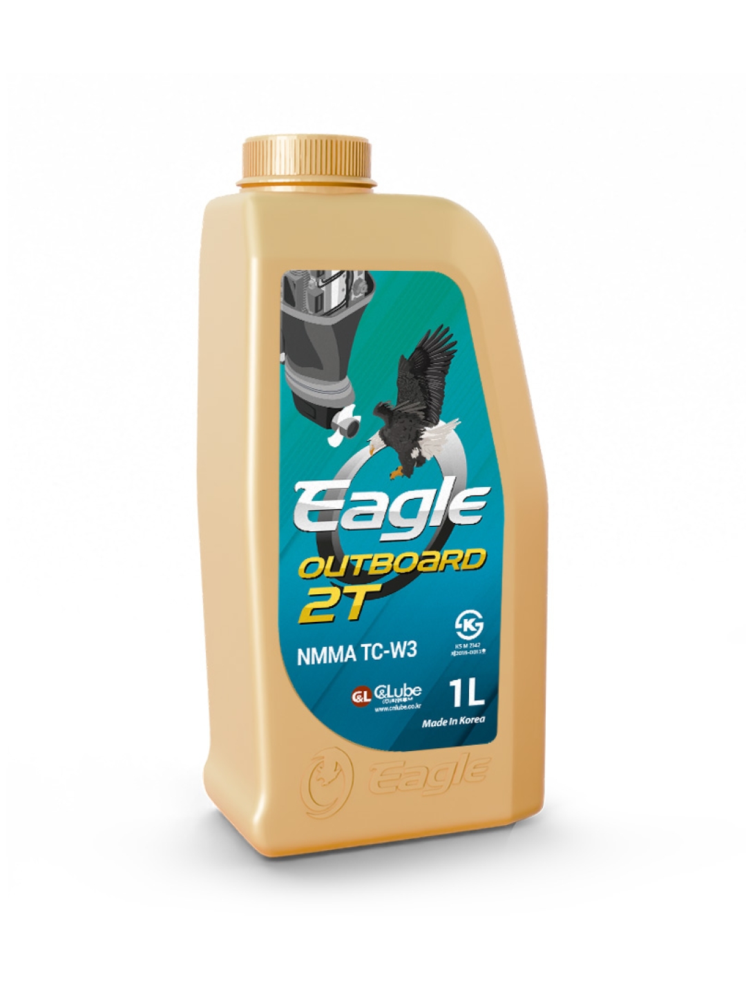 Масло EAGLE OUTBOARD Oil 2T TC-W3 1L