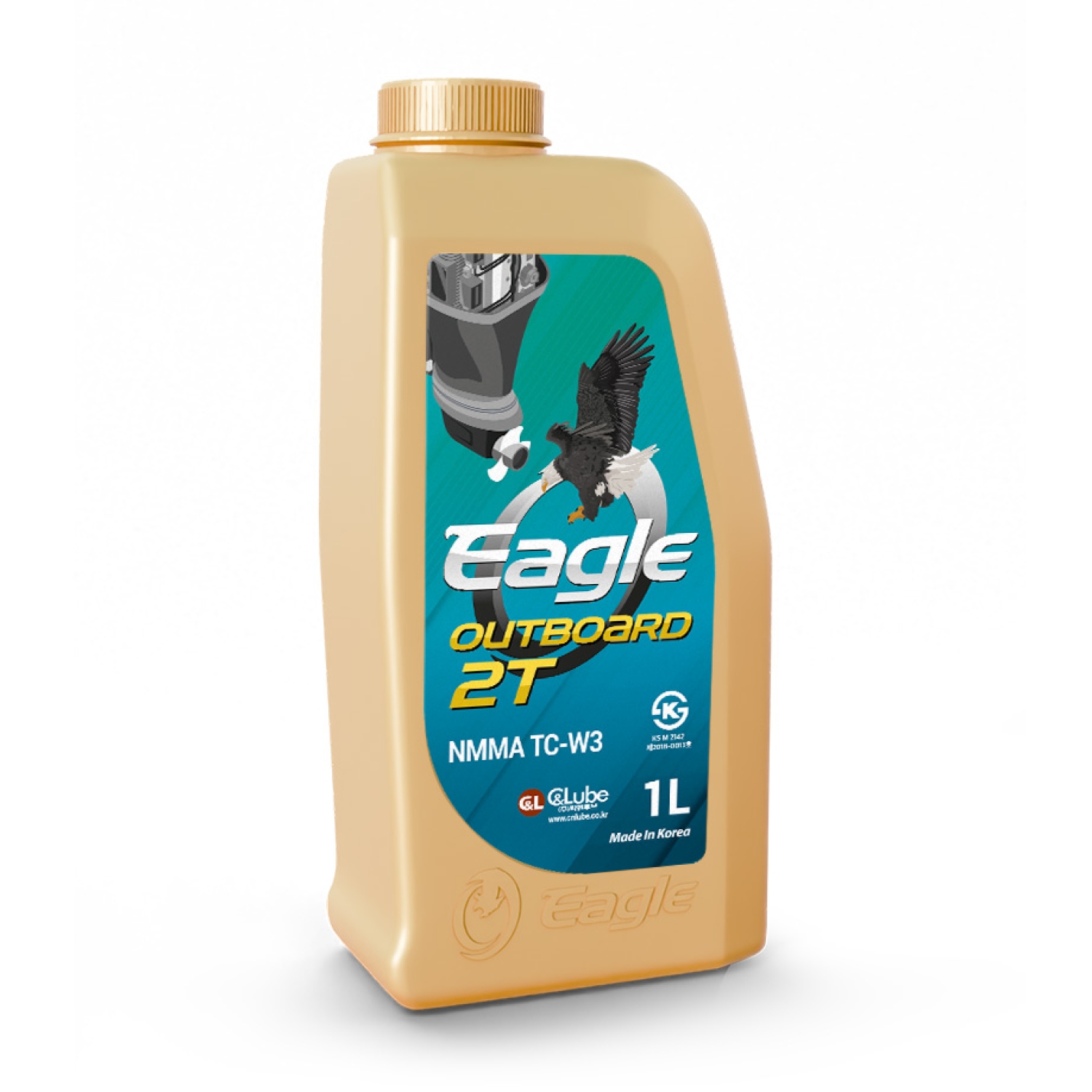 Масло EAGLE OUTBOARD Oil 2T TC-W3 1L