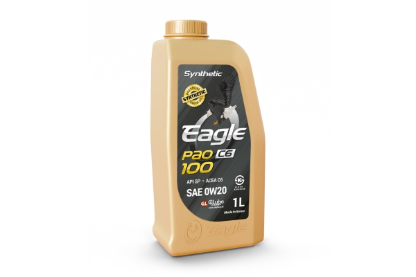 Масло EAGLE PAO-100 SYNTHETIC 0W20 API SP 1L