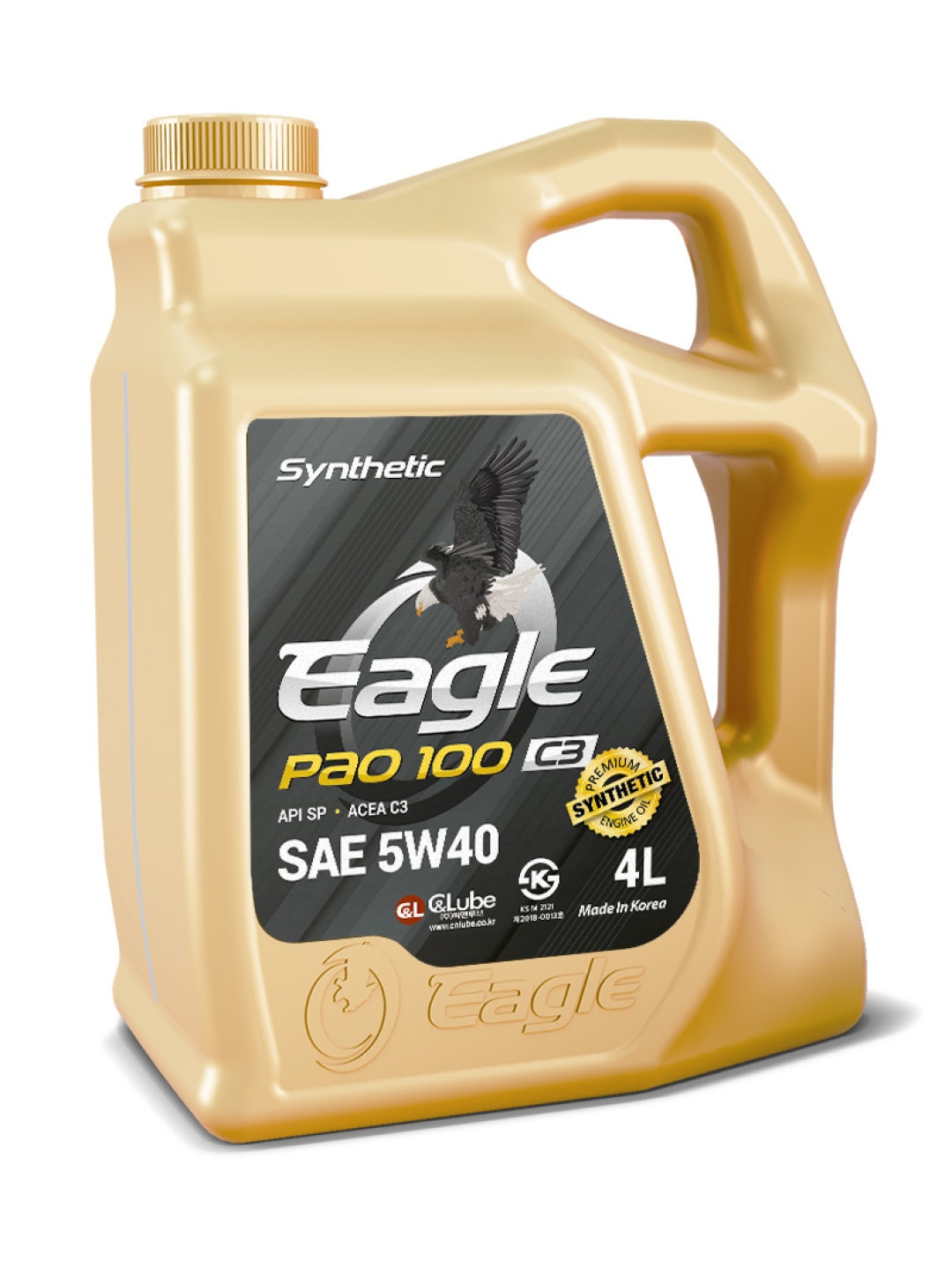 Масло EAGLE PAO-100 SYNTHETIC 5W40 API SP 4L