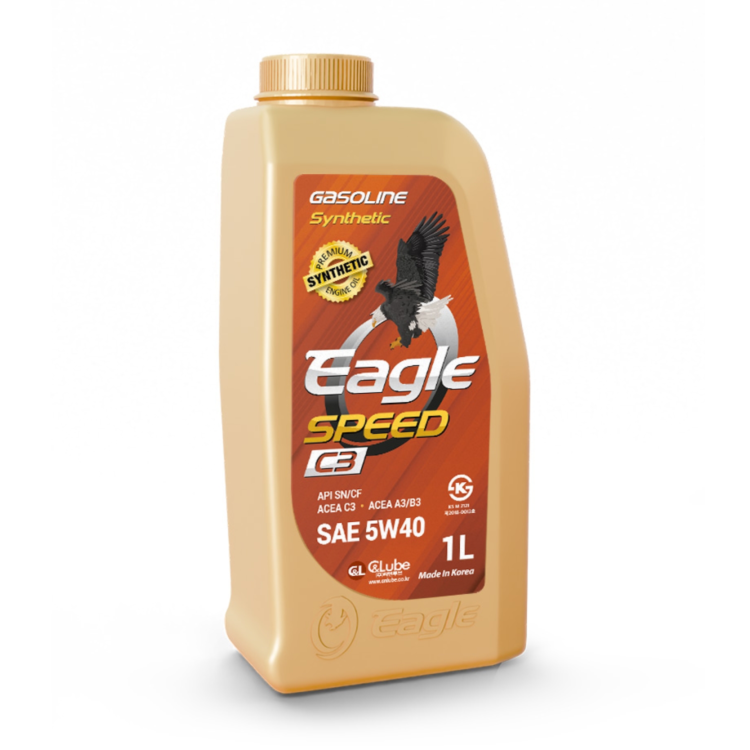 Масло EAGLE SPEED SYNTHETIC 5W40 API SN/SM/CF C-3 1L