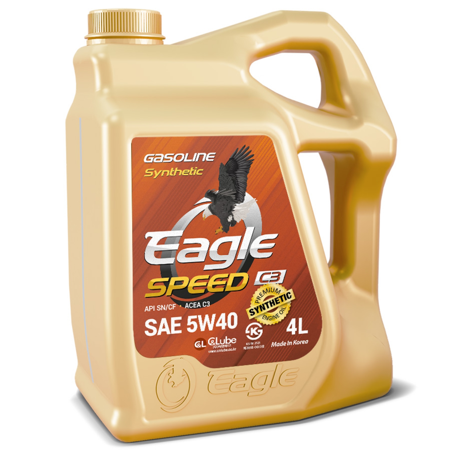 Масло EAGLE SPEED SYNTHETIC 5W40 API SN/SM/CF C-3 4L
