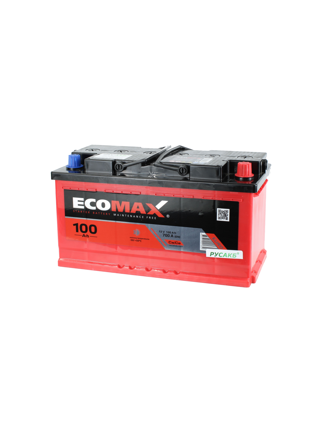 Аккумулятор EcoMax 100 Ач обр пол