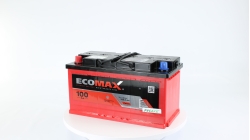 EcoMax 100.1, 100 Ач, прямая полярность, 353x175x190 мм, 700 Ампер — купить в Санкт-Петербурге