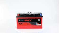 EcoMax 100.1, 100 Ач, прямая полярность, 353x175x190 мм, 700 Ампер — купить в Санкт-Петербурге