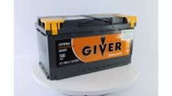 GIVER HYBRID 6CT -100.0, 100 Ач, обратная полярность, 353x175x190 мм, 820 Ампер — купить в Санкт-Петербурге