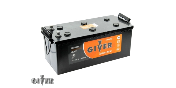 Аккумулятор GIVER HYBRID 6СТ - 190.евро конус