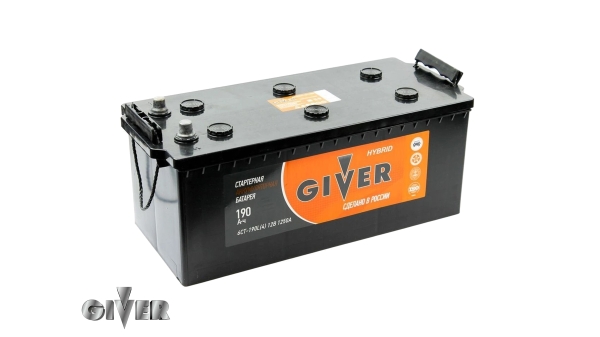 Аккумулятор GIVER HYBRID 6СТ - 190.евро конус