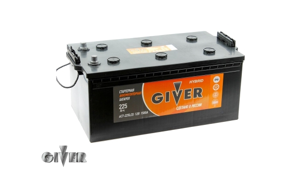 Аккумулятор GIVER HYBRID 6СТ - 225 евро.конус
