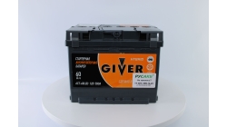 GIVER HYBRID 60.0, 60 Ач, обратная полярность, 242x175x190 мм, 500 Ампер — купить в Санкт-Петербурге