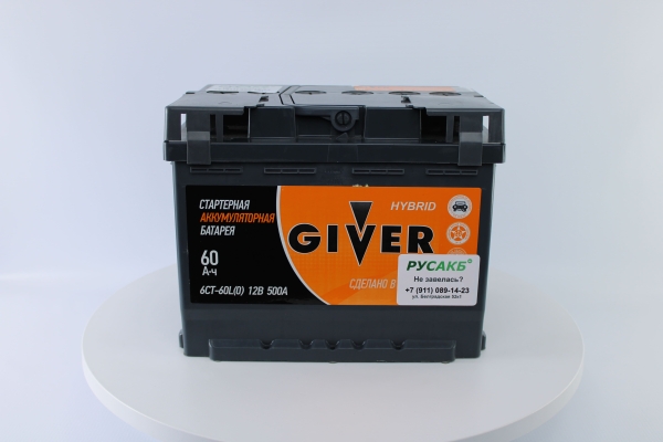 Аккумулятор GIVER HYBRID 60.0