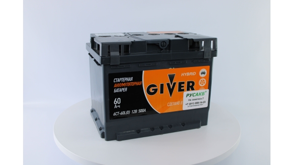 Аккумулятор GIVER HYBRID 60.0