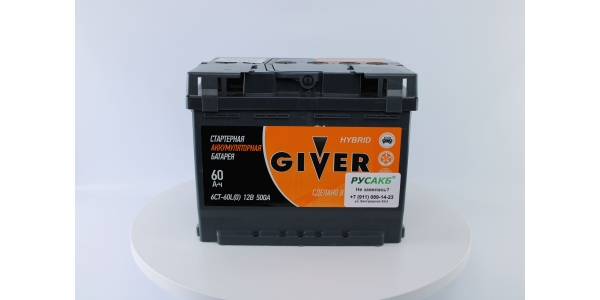 Аккумулятор GIVER HYBRID 60.1