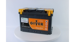 GIVER HYBRID 77.0, 77 Ач, обратная полярность, 276x175x190 мм, 640 Ампер — купить в Санкт-Петербурге