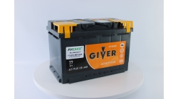 GIVER HYBRID 77.0, 77 Ач, обратная полярность, 276x175x190 мм, 640 Ампер — купить в Санкт-Петербурге
