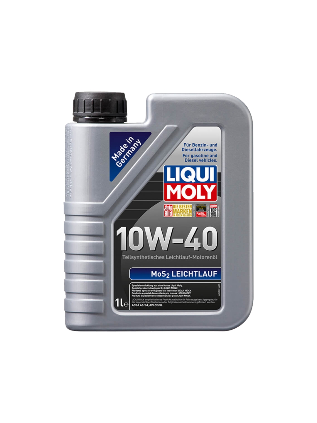 Масло LIQUI MOLY MoS2 Leicht-lauf 10W40 SL/CF A3/B3 1л