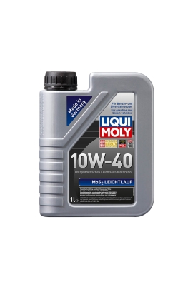 Масло LIQUI MOLY MoS2 Leicht-lauf 10W40 SL/CF A3/B3 1л