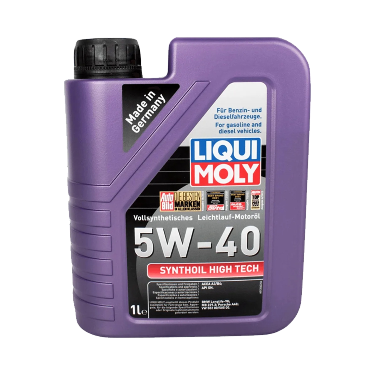 Масло LIQUI MOLY Synthoil High Tech 5W40 1л