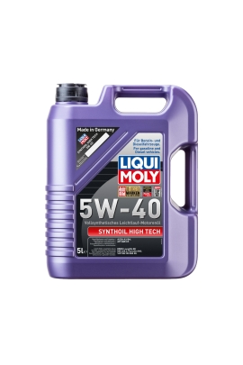 Масло LIQUI MOLY Synthoil High Tech 5W40 SM/CF А3/В4 5л